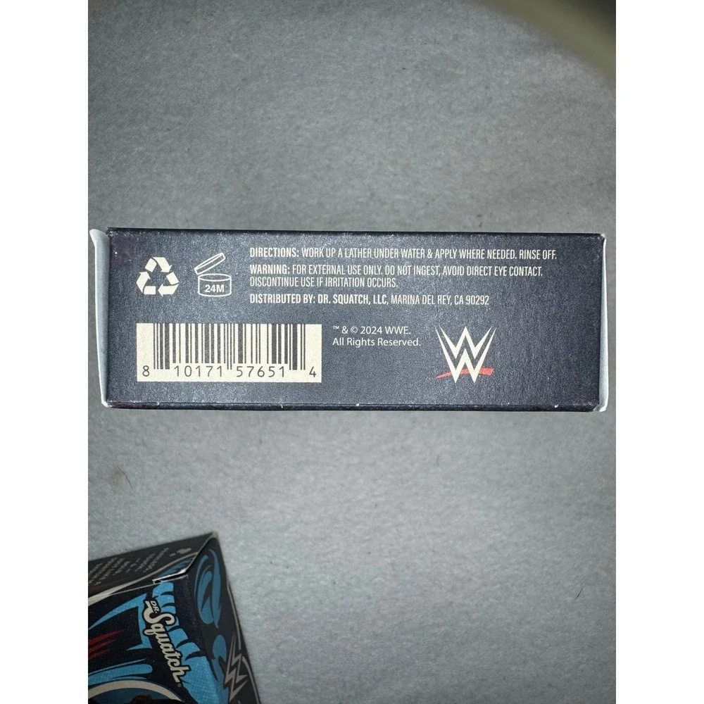 Dr Squatch Stone Cold Stunner Soap 4 Bar Lot WWE Steve Austin Heavy Grit LE